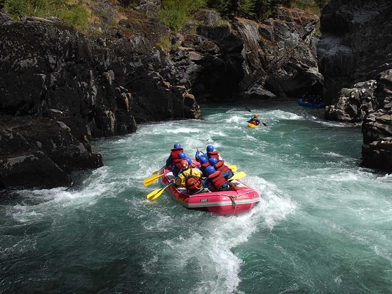Rafting Villegas — excursión en Bariloche, Patagonia